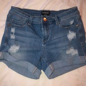 Bebe Jean shorts